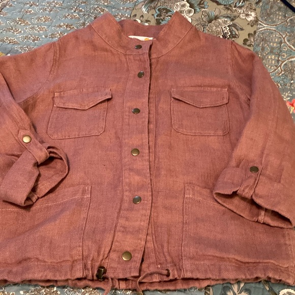 C & C California jacket size medium, 100% linen, so cool and chic! EUC, 🌷🌷🩷 - Picture 1 of 6